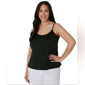 Women's Black Cami Top, Plus Size
